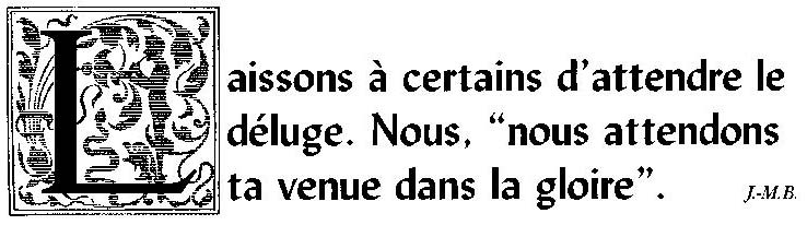 venue dans la gloire